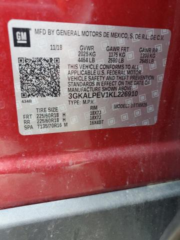 VIN 3GKALPEV1KL226910 2019 GMC Terrain, Slt no.13