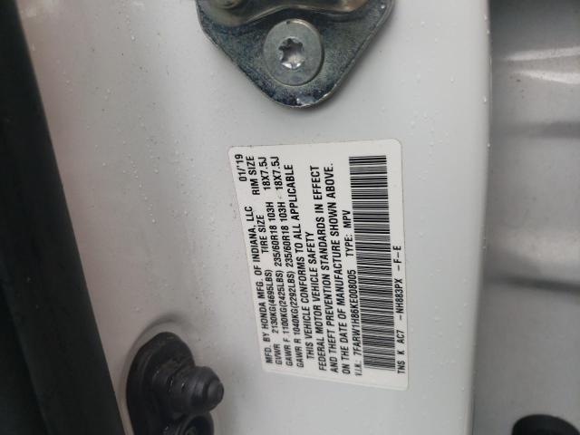 2019 HONDA CR-V EXL - 7FARW1H86KE008005