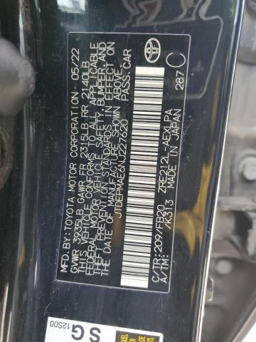 2022 TOYOTA COROLLA LE - JTDEPMAE6NJ227620