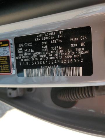 2023 KIA K5 GT LINE - 5XXG64J24PG216592