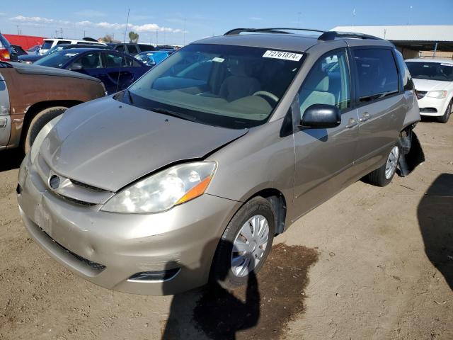 TOYOTA SIENNA CE 2007 gold sports v gas 5TDZK23C37S065029 photo #1