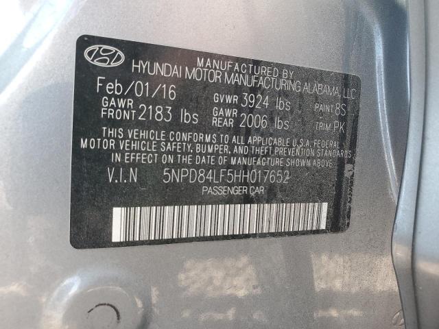 2017 HYUNDAI ELANTRA SE - 5NPD84LF5HH017652