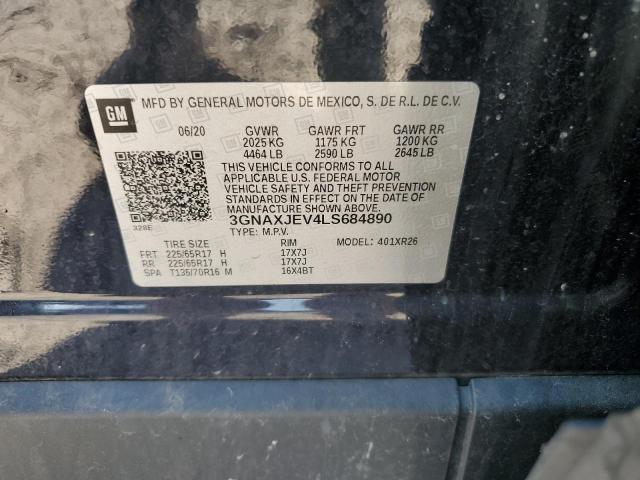 2020 CHEVROLET EQUINOX LT - 3GNAXJEV4LS684890