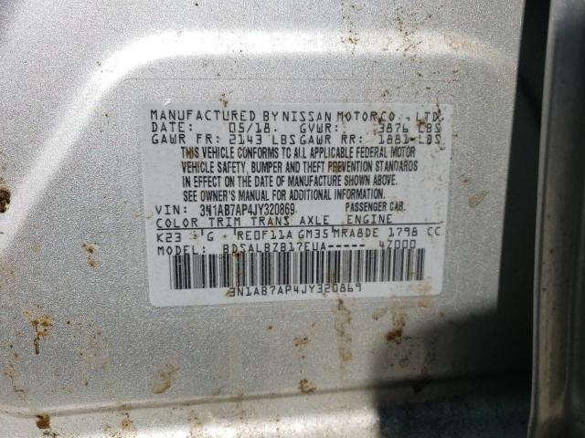 2018 NISSAN SENTRA S - 3N1AB7AP4JY320869