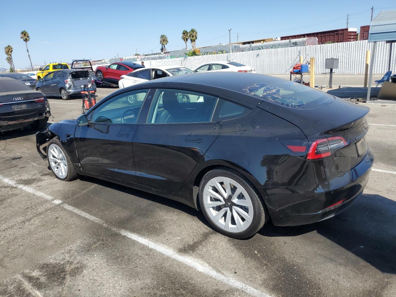 Lot #2989368561 2021 TESLA MODEL 3