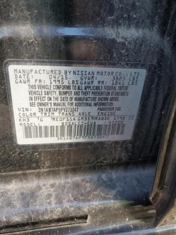 2015 NISSAN SENTRA S - 3N1AB7AP9FY273247