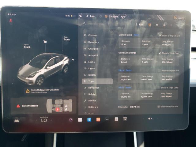 VIN 5YJYGDEEXMF098472 2021 TESLA MODEL Y no.9