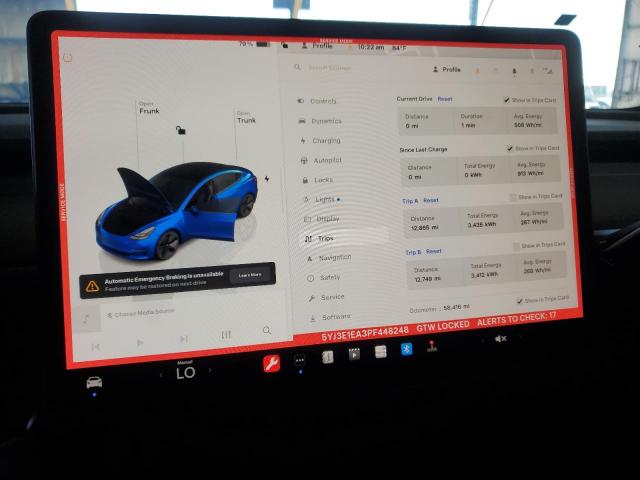 2023 TESLA MODEL 3 - 5YJ3E1EA3PF448248