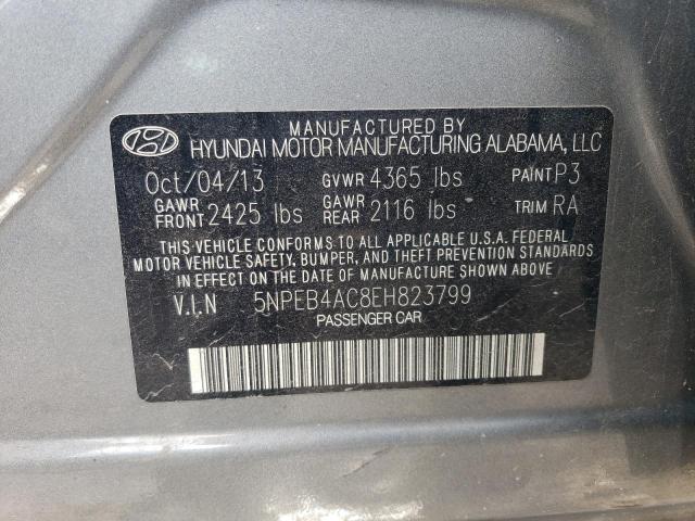 VIN 5NPEB4AC8EH823799 2014 Hyundai Sonata, Gls no.12