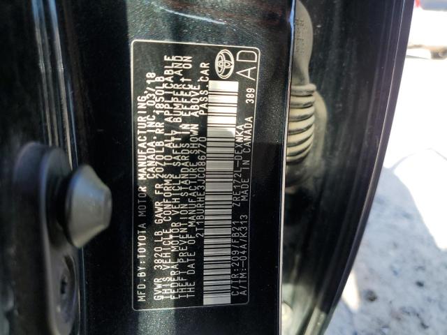 2018 TOYOTA COROLLA L - 2T1BURHE3JC086770