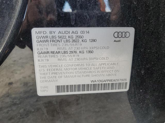 VIN WA1DGAFP8EA097905 2014 Audi Q5, Premium Plus no.13