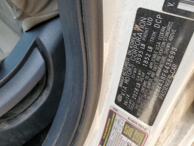 2015 KIA RIO - KNADM4A38F6438693