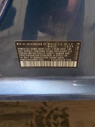2021 VOLKSWAGEN JETTA S - 3VWC57BU8MM017085