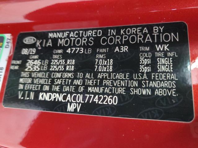 2020 KIA SPORTAGE E - KNDPNCAC0L7742260