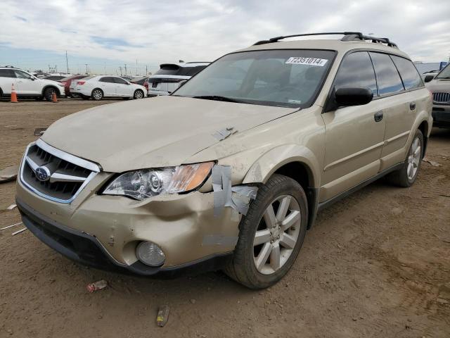 SUBARU OUTBACK 2. 2008 gold  gas 4S4BP61C287315753 photo #1