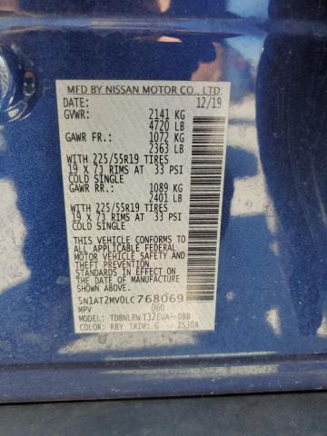 2020 NISSAN ROGUE S - 5N1AT2MV0LC768069
