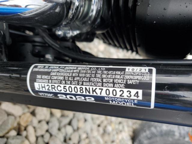 2022 HONDA VT750 C JH2RC5008NK700234