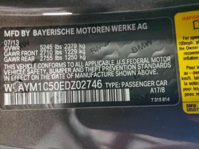 VIN WBAYM1C50EDZ02746 2014 BMW 6 Series, 650 XI no.12