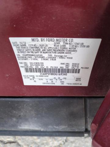 1FAHP2F88DG169340 2013 FORD TAURUS