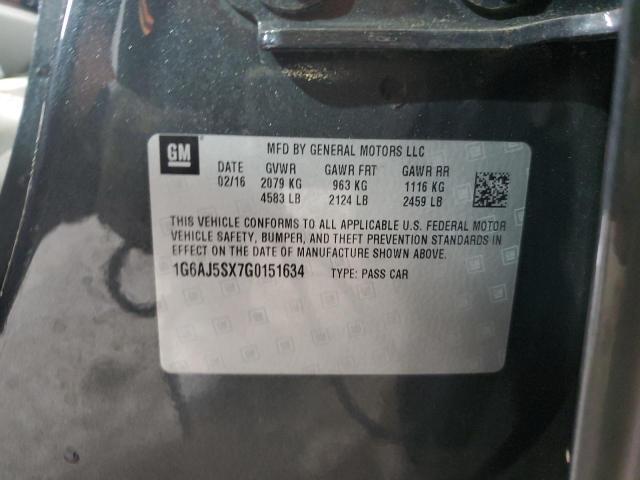 2016 CADILLAC ATS PERFOR - 1G6AJ5SX7G0151634
