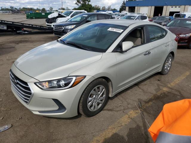 HYUNDAI ELANTRA SE 2017 cream  gas KMHD74LF1HU105957 photo #1