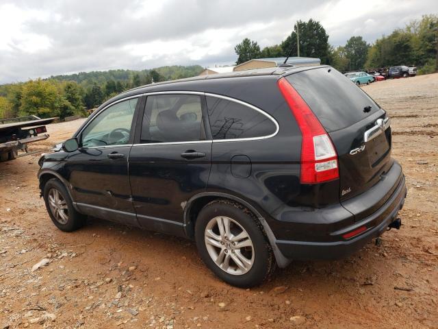 HONDA CR-V EXL 2010 black  gas 5J6RE4H70AL028795 photo #3