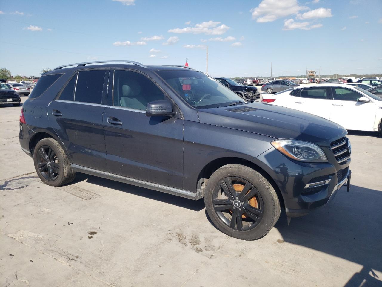 Lot #2888502112 2014 MERCEDES-BENZ ML 350 BLU