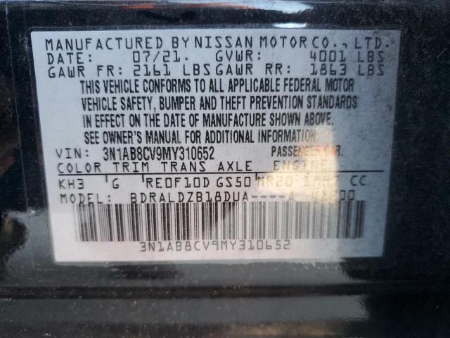 2021 NISSAN SENTRA SV - 3N1AB8CV9MY310652