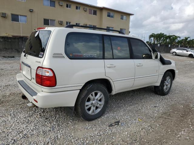 LEXUS LX 470 2002 white 4dr spor gas JTJHT00W523518148 photo #4