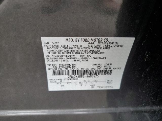 2017 FORD FLEX SE - 2FMGK5B82HBA08275