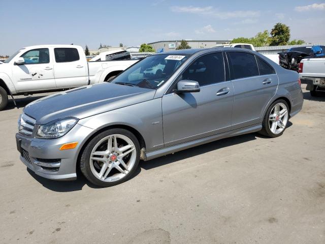 MERCEDES-BENZ C 250 2012 silver  gas WDDGF4HB8CA614650 photo #1