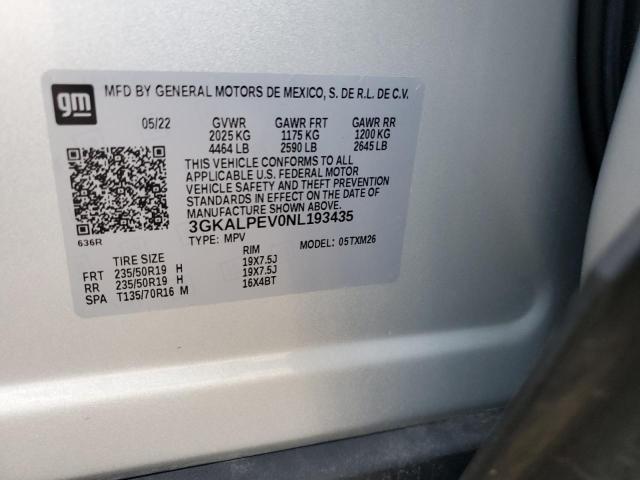 2022 GMC TERRAIN SL - 3GKALPEV0NL193435