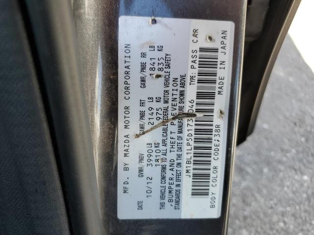 VIN JM1BL1LP5D1737046 2013 Mazda 3, I no.12