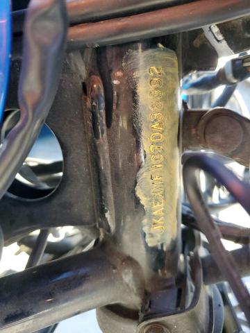 2007 KAWASAKI EX250 F - JKAEXMF107DA36392