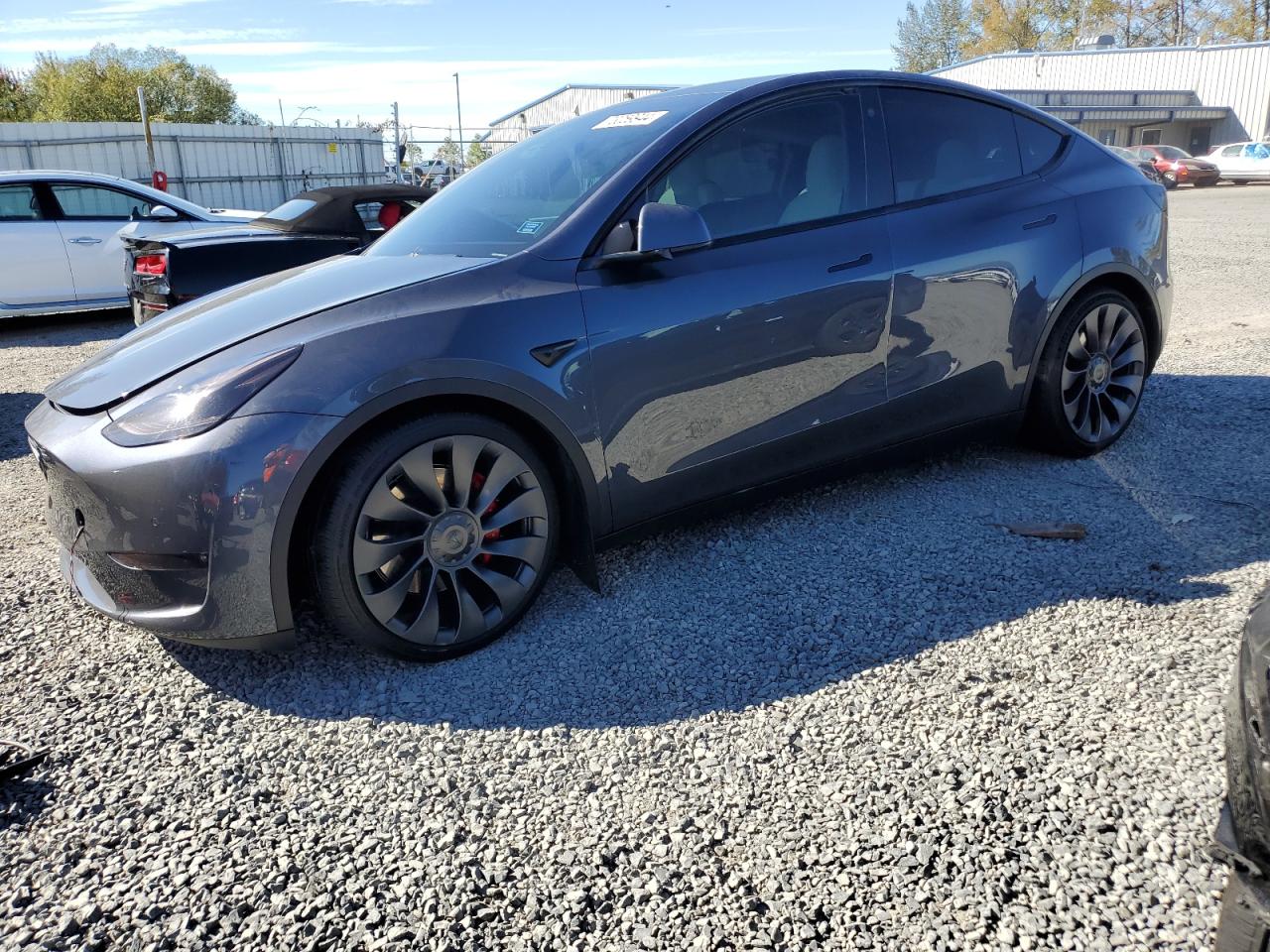 Lot #2977154237 2022 TESLA MODEL Y