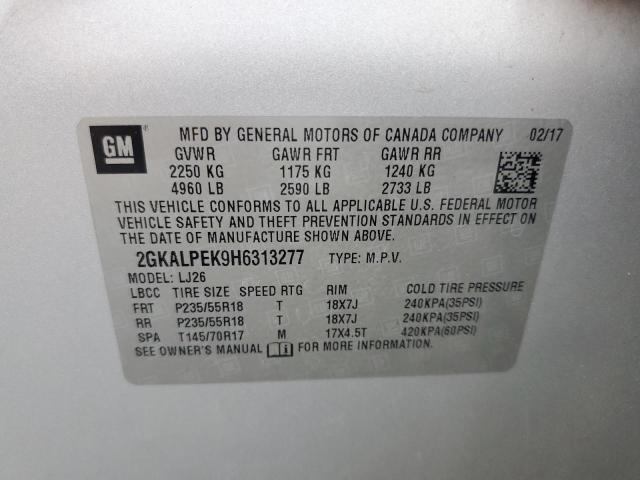 2017 GMC TERRAIN SL - 2GKALPEK9H6313277
