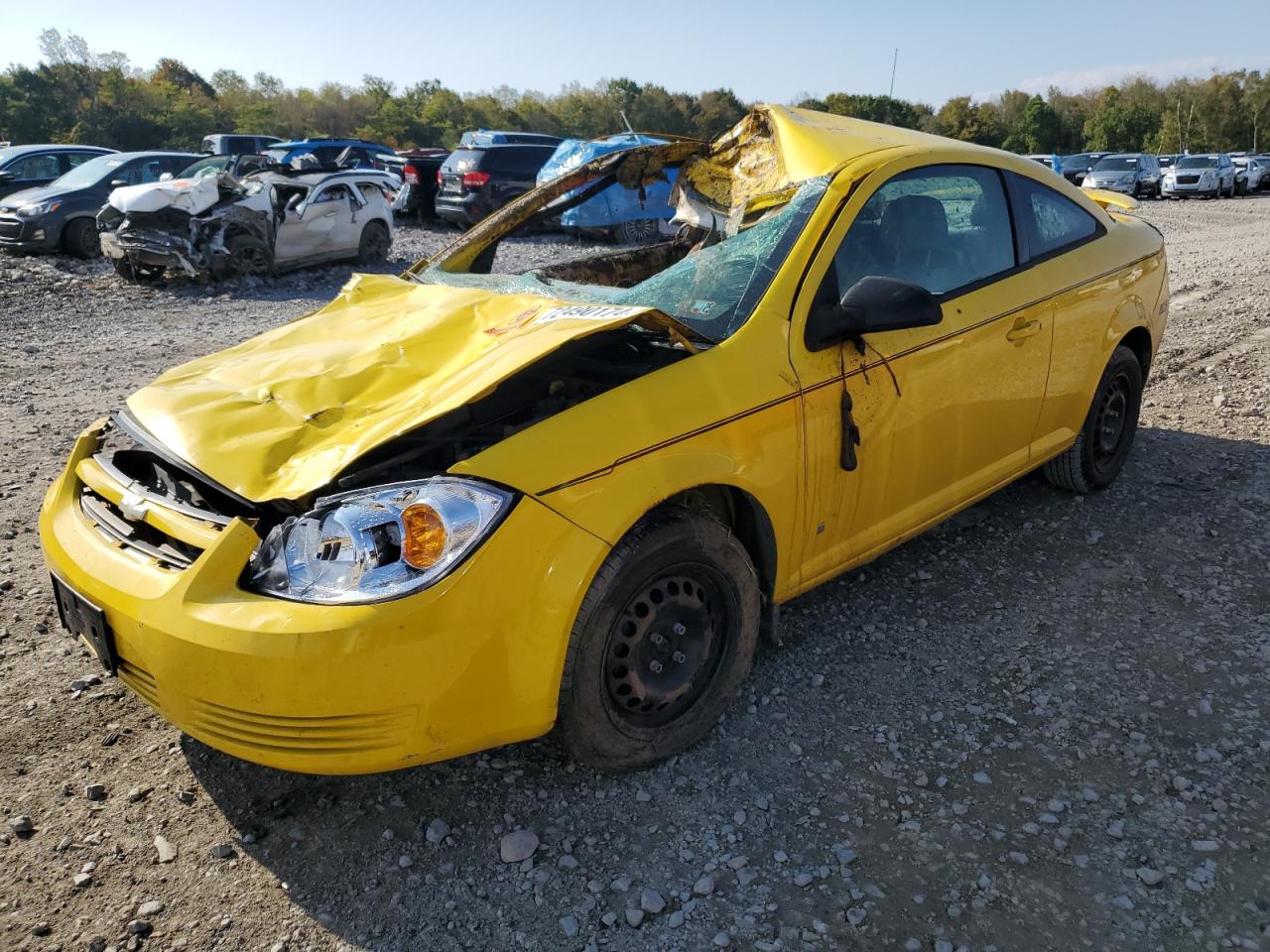 CHEVROLET 150 EXP/CH 2007 yellow  gas 1G1AK15FX77129729 photo #1