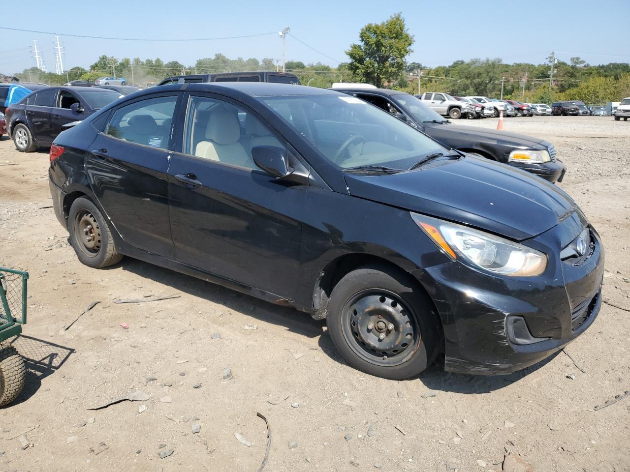 Lot #2890991083 2013 HYUNDAI ACCENT GLS