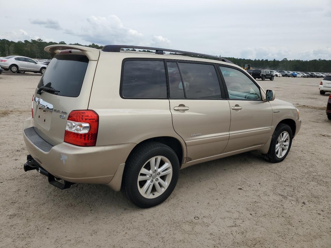 TOYOTA HIGHLANDER 2006 gold 4dr spor hybrid engine JTEDW21A960015698 photo #4