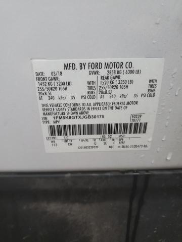 2018 FORD EXPLORER S - 1FM5K8GTXJGB30175