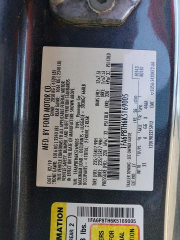 2019 FORD MUSTANG - 1FA6P8TH6K5169005