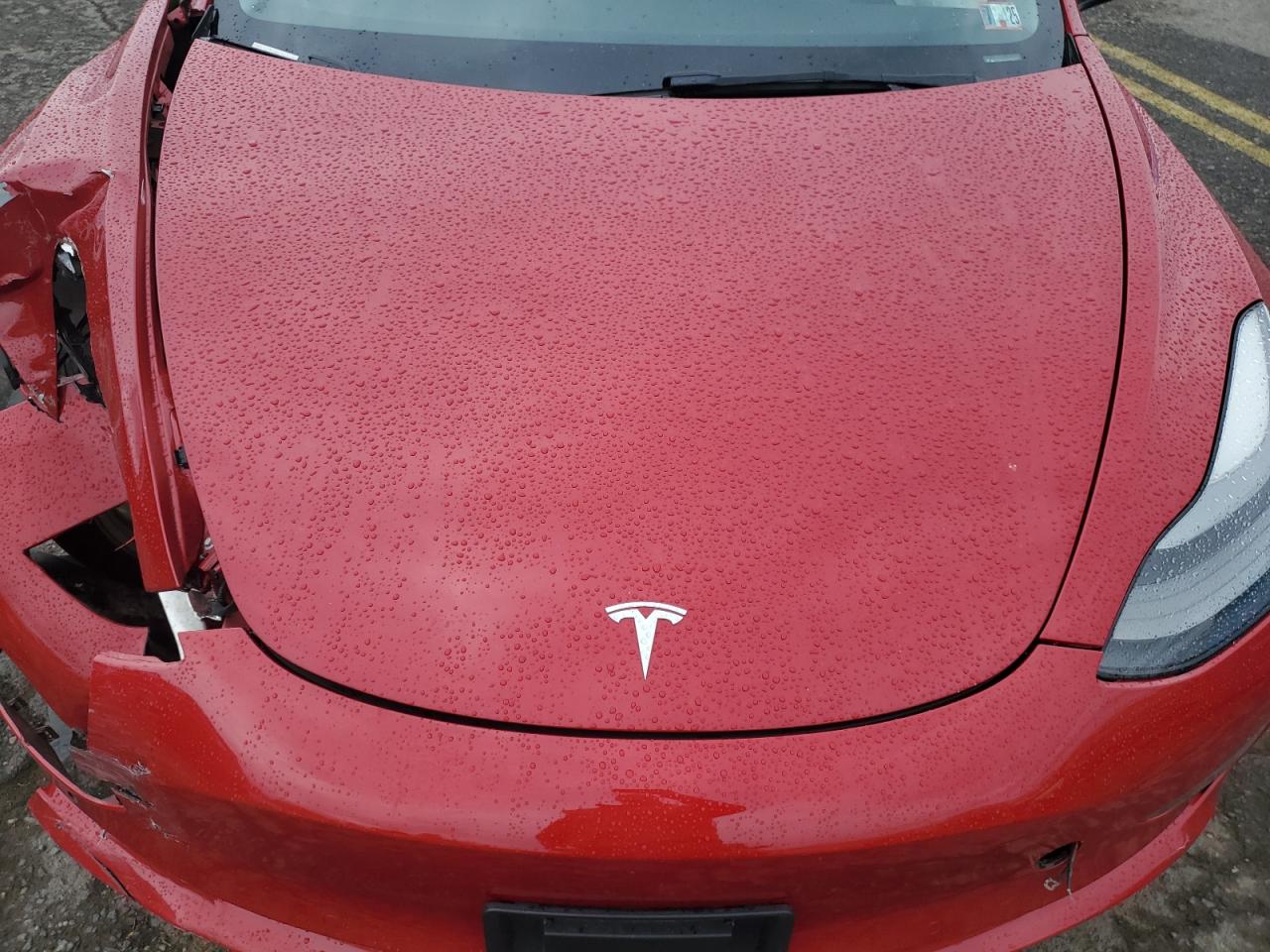 Lot #2979326763 2022 TESLA MODEL 3