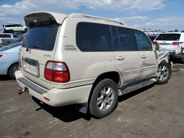 LEXUS LX 470 2004 white 4dr spor gas JTJHT00W843544262 photo #4