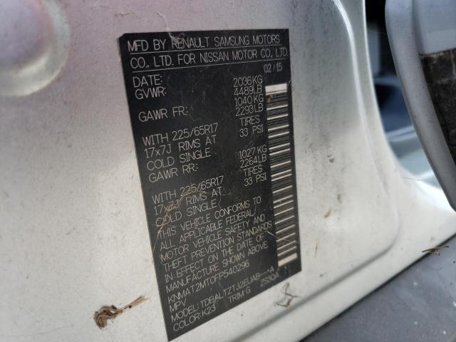 2015 NISSAN ROGUE S - KNMAT2MT0FP540296