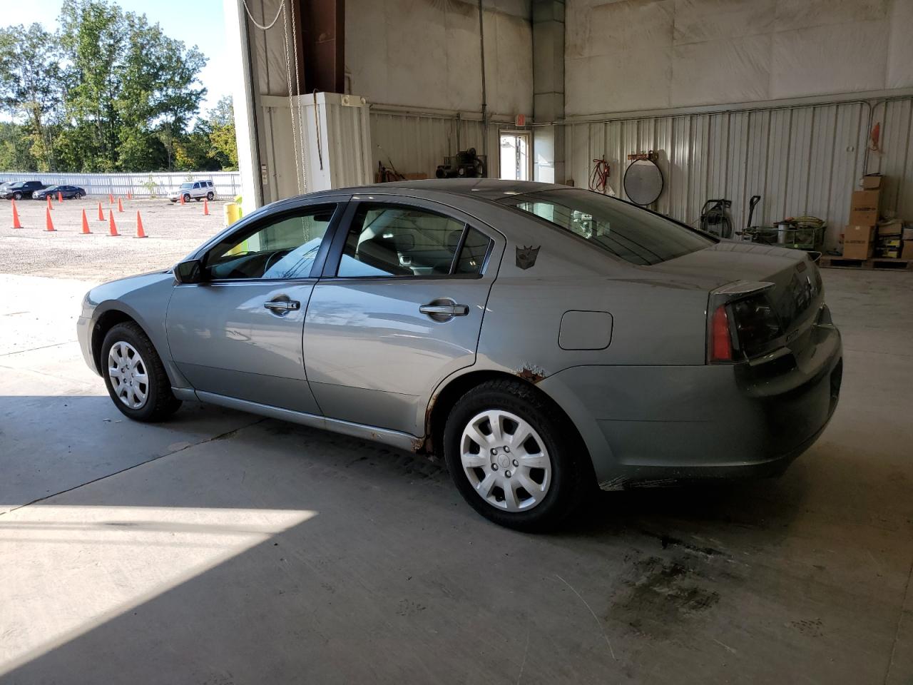 MITSUBISHI GALANT ES 2008 gray  gas 4A3AB36F38E019228 photo #3