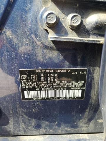 2021 SUBARU LEGACY 4S3BWAH64M3008385