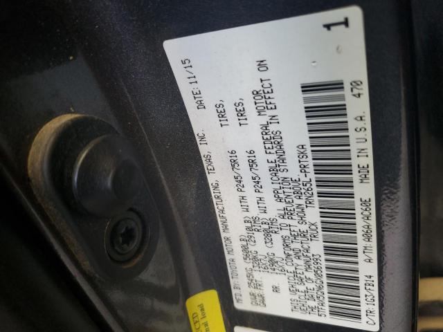 2016 TOYOTA TACOMA DOU - 5TFAX5GN6GX056993