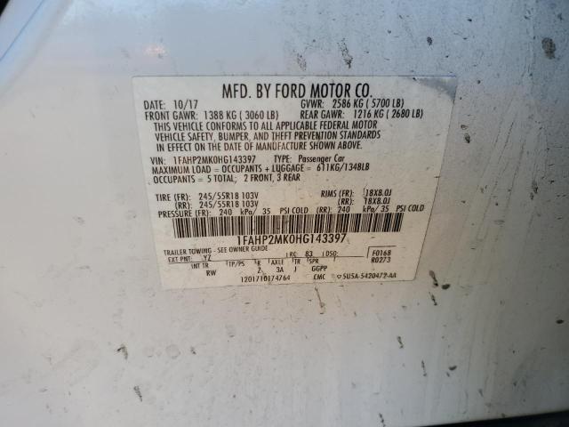2017 FORD TAURUS POL - 1FAHP2MK0HG143397