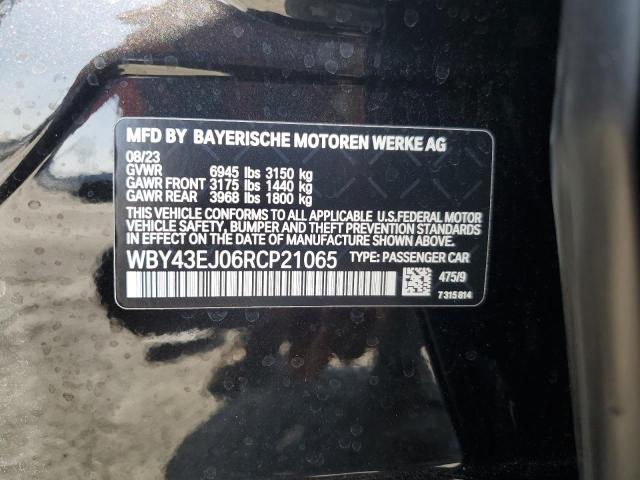 2024 BMW I7 EDRIVE5 WBY43EJ06RCP21065
