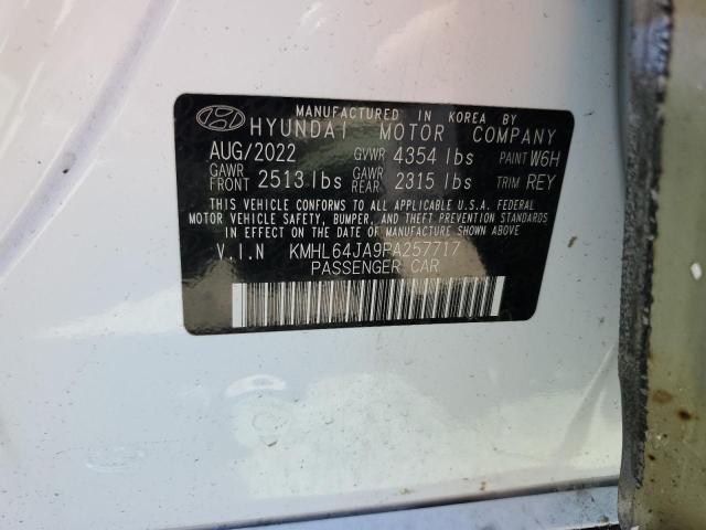 2023 HYUNDAI SONATA SEL KMHL64JA9PA257717